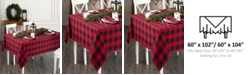 Elrene Farmhouse Living Buffalo Check Tablecloth - 60"x 102"